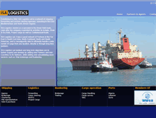 Tablet Screenshot of isa-logistics.com
